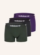 Majtki damskie - Adidas Originals Bokserki Comfort Flex Cotton 3-Stripes, 3 Szt. grau - adidas Originals - miniaturka - grafika 1