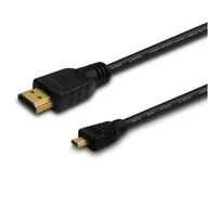 Kable - SAVIO Kabel HDMI Micro HDMI 0,5 m - miniaturka - grafika 1