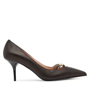 Szpilki LOVE MOSCHINO JA10277G1NIA000040 Czarny - Czółenka - miniaturka - grafika 1