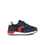 Sneakersy damskie - Dziecięce Sneakersy GEOX J ALBEN BOY J159EA-01422-C0735K – Granatowy - miniaturka - grafika 1