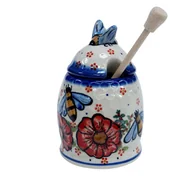 Pojemniki kuchenne - Ceramiczny pojemnik na miód Ceramika Bolesławiec - miniaturka - grafika 1