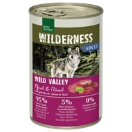 Mokra karma dla psów - REAL NATURE WILDERNESS Adult Wild Valley — Konina i wołowina 12x400 g - miniaturka - grafika 1