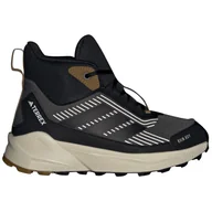 Buty dla chłopców - Buty dziecięce Adidas Terrex Trailmaker 2 Mid Cp K Rozmiar butów (UE): 31,5 / Kolor: brązowy/szary - miniaturka - grafika 1