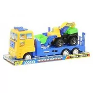 Samochody i pojazdy dla dzieci - Laweta z ciężarówką 28,50x11,5cm Adar - miniaturka - grafika 1