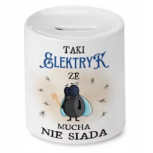 Skarbonka Dla Elektryka Idealny Imieniny Prezent z Nadrukiem ze Zdjęciem - Skarbonki - miniaturka - grafika 1