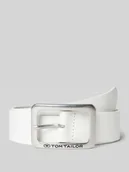 Paski - Pasek skórzany w jednolitym kolorze model ‘EVE’ - miniaturka - grafika 1