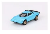 Samochody i pojazdy dla dzieci - Tarmac Works Lancia Stratos Hf Stradale Azzurr 1:64 Mgt-00624-L - miniaturka - grafika 1