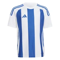 Piłka nożna - Dziecięca Koszulka z krótkim rękawem ADIDAS STRIPED 24 JSYY IW2134 – Niebieski - miniaturka - grafika 1