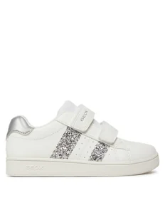 Geox Sneakersy J Eclyper Girl J45LRA 000BC C0007 S Biały - Buty dla dziewczynek - miniaturka - grafika 1
