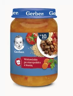 Nestle Gerber Obiadek Wołowinka po staropolsku z kaszą po 10 miesiąc - Dania dla dzieci - miniaturka - grafika 2