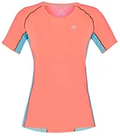 Koszulki i topy damskie - Pro Touch damska koszulka Gaisa T-shirt różowy Neon Peach/Turquois 42 - miniaturka - grafika 1