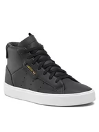 Sneakersy damskie - adidas Buty Sleek Mid W EE4727 Czarny - miniaturka - grafika 1