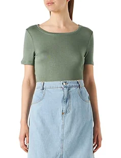 VERO MODA Vmflowy SS Top Noos T-shirt damski, Laurel Wreath, S - Koszulki i topy damskie - miniaturka - grafika 1