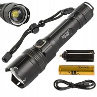 Latarki - LATARKA TAKTYCZNA BAILONG LED XHP99 ZOOM MOCNA - miniaturka - grafika 1