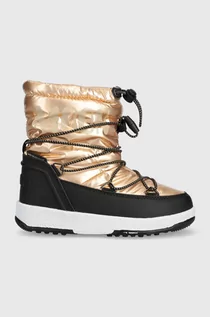 Buty dla dziewczynek - Moon Boot śniegowce dziecięce kolor złoty - grafika 1