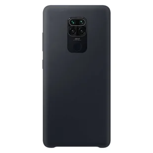 Hurtel Silicone Case elastyczne silikonowe etui pokrowiec Xiaomi Redmi 10X 4G / Xiaomi Redmi Note 9 czarny - Etui i futerały do telefonów - miniaturka - grafika 1