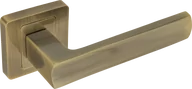 Klamki - Klamka Eureka z krótkim szyldem patyna - miniaturka - grafika 1