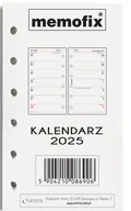 Kalendarze - Wkład Kalendarzowy 2025 dzienny A6 Memofix Antra - miniaturka - grafika 1