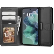 Etui i futerały do telefonów - Etui TECH-PROTECT Wallet do Motorola Moto G35 5G Czarny - miniaturka - grafika 1