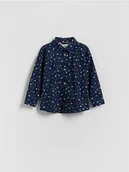 Kombinezony dla dzieci - Reserved - Świąteczna koszula - granatowy - miniaturka - grafika 1