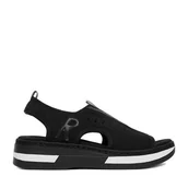 Sandały damskie - Sandały Rieker CEO-V59B5-00 Czarny - miniaturka - grafika 1