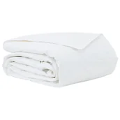 Koce - vidaXL Koce i Kołdry Biały 240 x 260 cm Puch - miniaturka - grafika 1