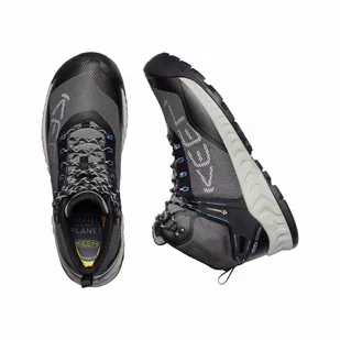 Buty trekkingowe męskie KEEN NXIS EVO MID WP - Buty trekkingowe męskie - miniaturka - grafika 3