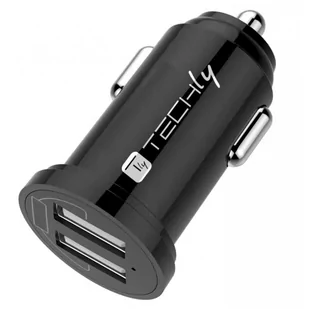 Techly Ładowarka Samochodowa 2Xusb, 5V, 4.8A/24W - Ładowarki samochodowe - miniaturka - grafika 1