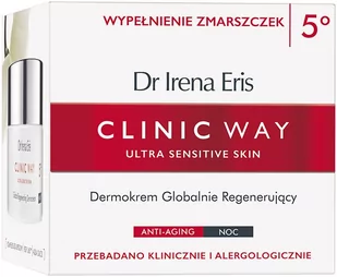 Dr Irena Eris Clinic Way Dermokrem Globalnie Regenerujący 5° Na Noc 50 ml - Kremy do twarzy - miniaturka - grafika 1