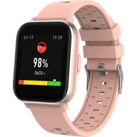 Smartwatch - Smartwatch Bluetooth z temperaturą ciała Denver różowy - miniaturka - grafika 1