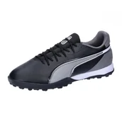 Piłka nożna - PUMA Buty piłkarskie unisex King Match Tt, Puma Black PUMA White Cool Dark Grey, 44.5 EU - miniaturka - grafika 1