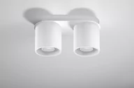 Lampy sufitowe - Sollux Lighting Plafon ORBIS 2 biały - miniaturka - grafika 1