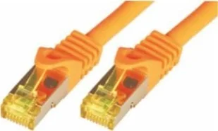 Mcab Mcab 0.5M CAT7 S-FTP LSZH ORA 10PACK/RAW CABLE PIMF RJ45 500MHZ - Kable miedziane - miniaturka - grafika 1