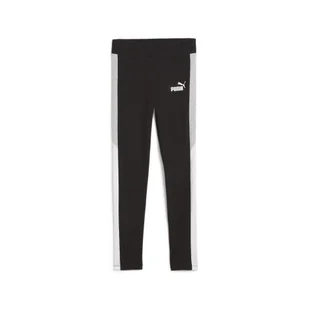 Młodzieżowe legginsy PUMA POWER PUMA Black - Spodnie i spodenki dla dziewczynek - miniaturka - grafika 1
