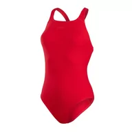 Stroje kąpielowe dla dziewczynek - Strój kąpielowy jednoczęściowy damski Speedo Eco Endurance+ Medalist czerwony 8-134716446 40 - miniaturka - grafika 1