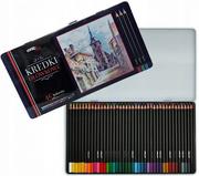 Kredki, ołówki, pastele i pisaki - Kredki Ołówkowe LOOZZ ART 40 szt. + metal. pudełko - miniaturka - grafika 1
