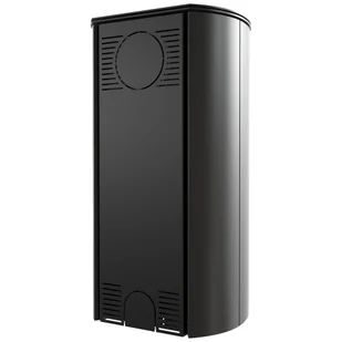 Piec stalowy koza FALCON  fi 150 10 kW czarne wyłożenie - Piece wolnostojące - miniaturka - grafika 1