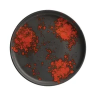 Talerze - Fine Dine TALERZ Z WYSOKIM RANTEM BLOOM 27 cm PORCELANA EARTH COLOURS CZARNY - miniaturka - grafika 1