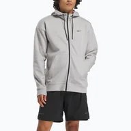Bluzy męskie - Bluza męska Reebok Athlete Full Zip medium grey heather - miniaturka - grafika 1
