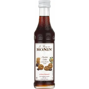 Monin Chocolate Cookie Syrop 50ml - Czekoladowe ciasteczka - Syropy i koncentraty owocowe - miniaturka - grafika 1