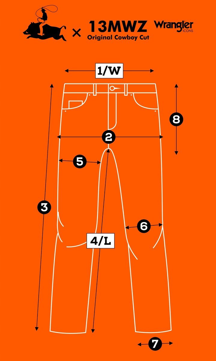 Wrangler 13MWZ COWBOY CUT klasyczne czarne proste spodnie jeansowe W40 L32