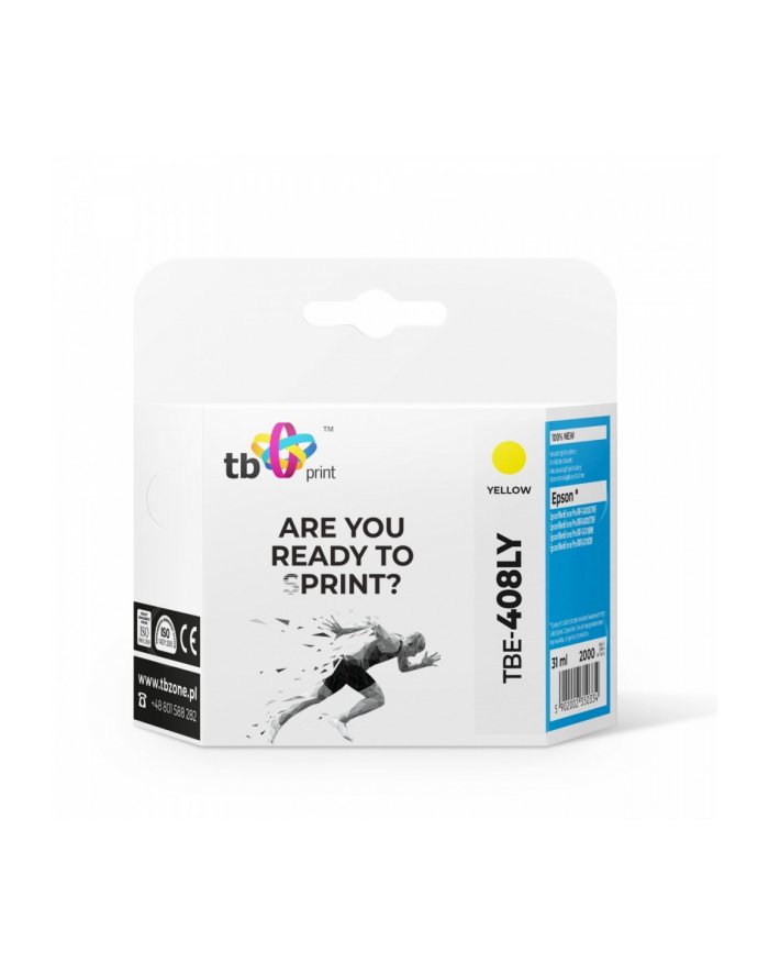 tb print Tusz do Epson T09K4 TBE-408LY 100% nowy żółty