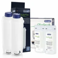 Akcesoria i części do ekspresów do kawy - Zestaw Do Delonghi, Filtr DLSC002 2 szt, EcoDecalk 551329602 200ml - miniaturka - grafika 1