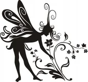 Naklejki na ścianę - Naklejka na ścianę elf leśna Wróżka wiosenna, 120x98 cm - miniaturka - grafika 1