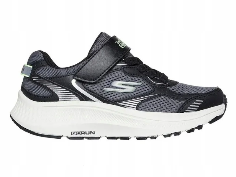 BUTY dziecięce SKECHERS 405039L-BKCC sportowe na rzepę lekkie 28,5