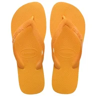Klapki i japonki męskie - Havaianas Klapki męskie/damskie logo brazylijskie, Pomarańczowy cytrus - miniaturka - grafika 1