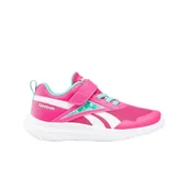 Buty dla dziewczynek - Reebok Girl's Rush Runner 5 Alt buty do biegania, Boldpink Unleashedgreen White, 27 EU - miniaturka - grafika 1
