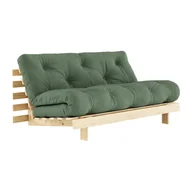 Sofy i kanapy - Zielona rozkładana sofa 160 cm Roots – Karup Design - miniaturka - grafika 1