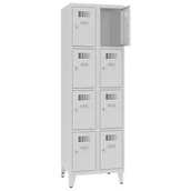 Szafki BHP - Schowki robocze na ubrania i rzeczy osobiste SUS 324 W ST nóżki - miniaturka - grafika 1