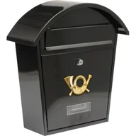 Skrzynki na listy - Vorel Skrzynka na listy 380x320x105mm czarna 78585 - miniaturka - grafika 1
